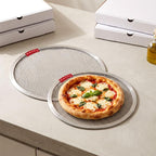 Aluminium Pizza Mesh Tray Set (Round), 8, 10 Inch