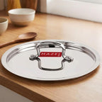 Stainless Steel Cookware Plain Lid with Handle – Outer Diameter 30.2 cm, Inner Diameter 28 cm