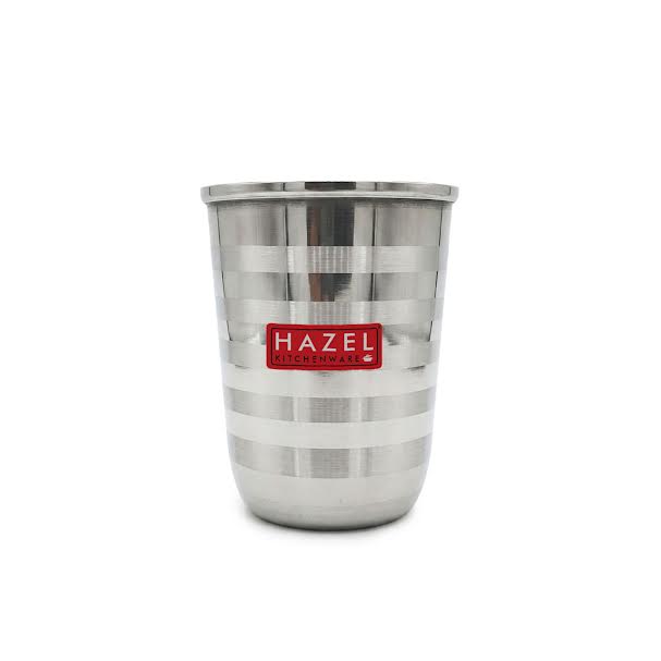 Stainless Steel Drinking Glass, Steel Cup for Water, Juice or Milk, 250ml