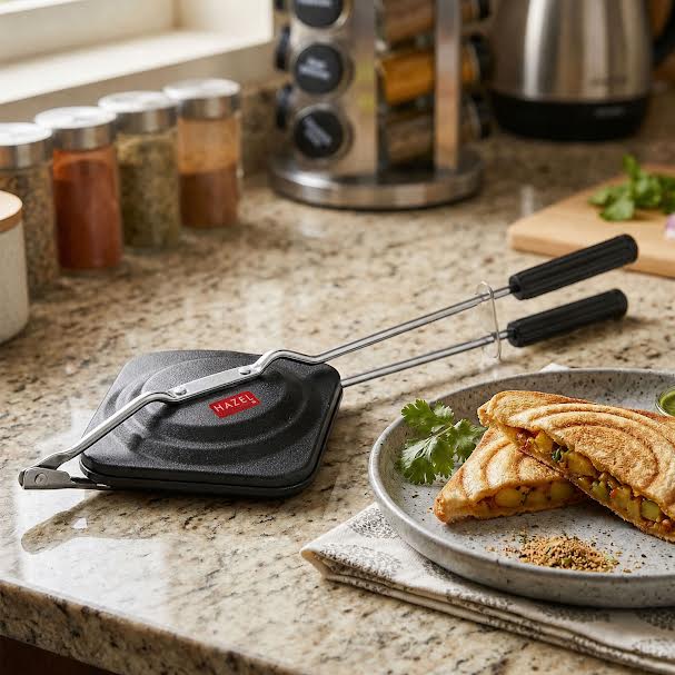 Hard Anodized Sandwich Toaster, 39cm