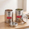 Steel Container With Transparent Lid  for cereals, Set of 2 (1000 ML Each)