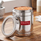 Steel Sugar Container with Transparent Lid , 1400ML