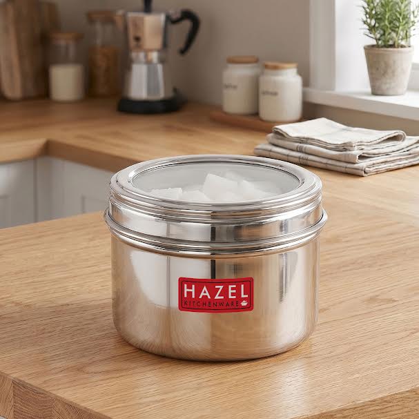 Top See Through Airtight Masala Container, 450 ML