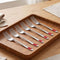 HAZEL Stainless Steel Table Fork Set of 6, 16 cm Dining Forks