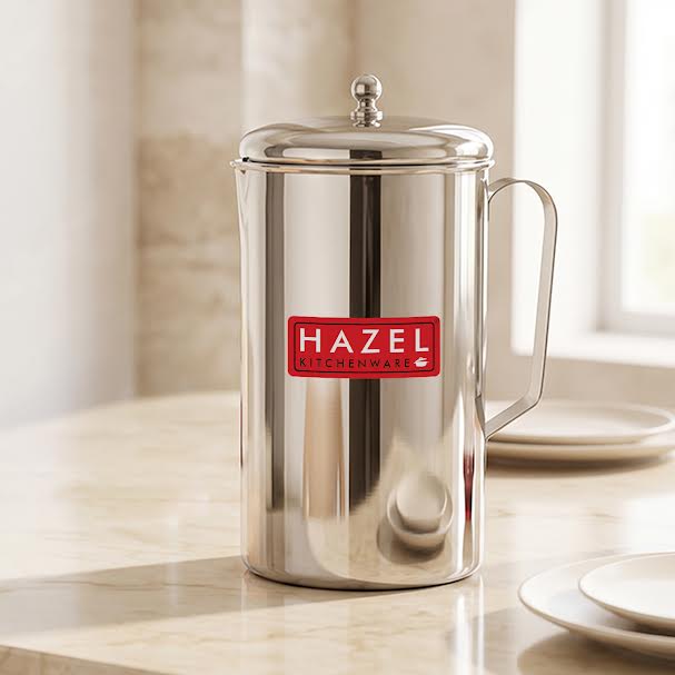 Stainless Steel Water Jug/Pitcher with Lid, 2000 ml