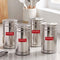 Airtight Stainless Steel Kitchen Storage Containers, 1200ml, Set of 4