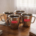 Stainless Steel  Classic Coffee Mug Set of 4, 300ML (Each)
