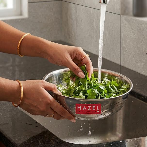 Stainless Steel  Vegetable Strainer, 23cm