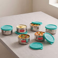 Leak Proof Kitchen Storage Containers, 250 ML (Set of 6)