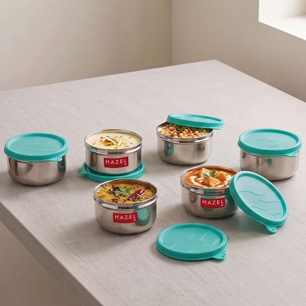 Leak Proof Kitchen Storage Containers, 250 ML (Set of 6)