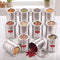 Stainless Steel Container with Transparent Lid, 1000 ML Set of 12