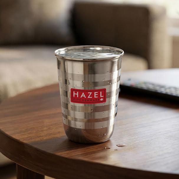 Stainless Steel Drinking Glass, Steel Cup for Water, Juice or Milk, 250ml