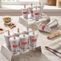 Aluminium Kulfi Mould Set, 12 Moulds with 2 Stands & 24 Sticks