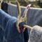Stainless Steel Big Cloth Clip with Rubber Grip