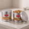 Stainless Steel Glossy See Through Containers, 1100 ML (Set of 2)