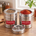 Snack Container Set with Transparent Lid, 500ML, Set of 2