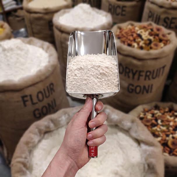 Stainless Steel Scoop Spoon  For Grocery Shop