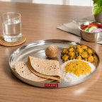 Steel Dinner Plate, 26.8 cm