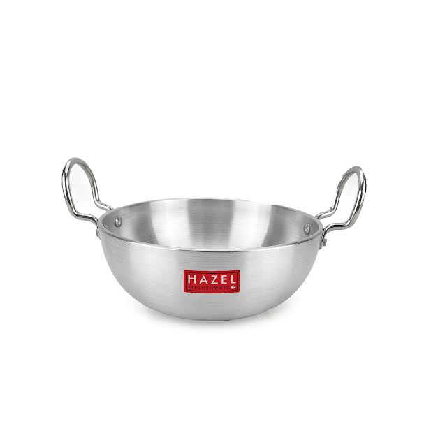 Aluminium Kadai with Handle, 1125 ML