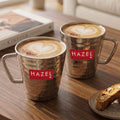 Stainless Steel  Classic Coffee Mug Set of 2, 300ML (Each)