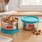 Leak Proof Kitchen Storage Containers, 250 ML (Set of 2)