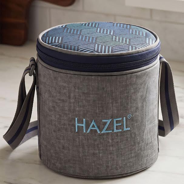 Flat Lunch Bag for Office Men & Women, Easy Clean Tiffin Carrier Bag