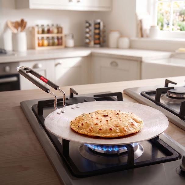 Thick Aluminium Induction Base Chapati/Roti Tawa , 30 cm