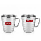 Stainless Steel  Classic Coffee Mug Set of 2, 300ML (Each)