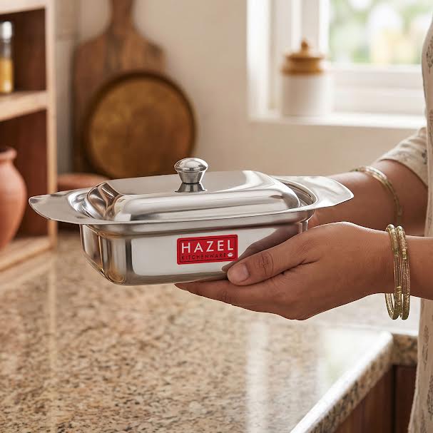 Stainless Steel Butter Box, Butter Dish with Lid for Storage, 500g Butter Capacity