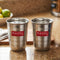Stainless Steel Drinking Glass, Multi Purpose Glaases, 250ml, Set of 2