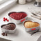 Aluminium Heart Shape Cake Mould Set of 3, 500g, 750g, 1 kg