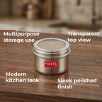 Top See Through Airtight Masala Container, 450 ML