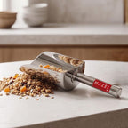 Stainless Steel Scoop Spoon For Grocery Shop, Medium