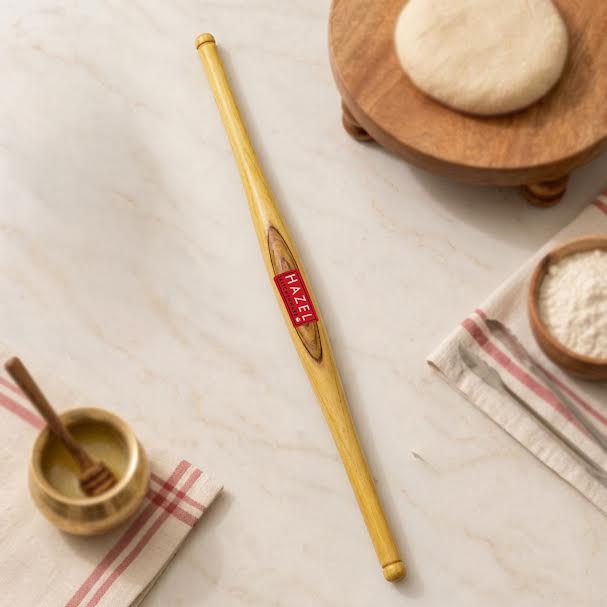 Wooden Belan /Rolling Pin for Chapati ,Puri & Papad, 36cm
