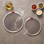 Aluminium Pizza Mesh Tray Set (Round), 10, 12 Inch