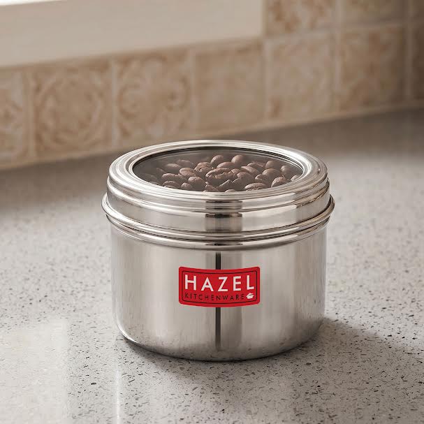 Top See Through Airtight Masala Container, 450 ML