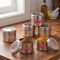 Stainless Steel Airtight Masala Container, 300 ML (Set of 6)