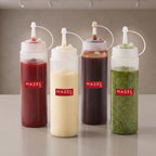 Transparent Sauce Squeeze Bottle – 760 ML (Set of 4)