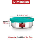 Leak Proof & Airtight Containers – 300 ML (Set of 4)