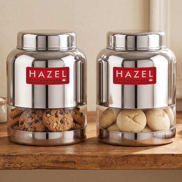 Stainless Steel Transparent Airtight Containers, Leakproof Storage