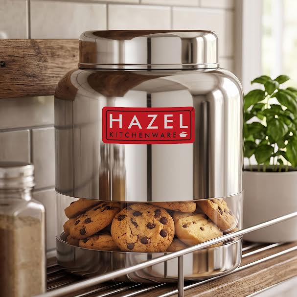 Stainless Steel Transparent Airtight Containers, Leakproof Storage