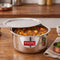 Stainless Steel Tope Patila With Lid Flat Bottom Boiling Vessels Bhagona Dekchi, 22.5 cm, 2900 ml