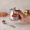 Stainless Steel Supreme Hammered Finish Oil Ghee Pot, 400 ml, Silver
