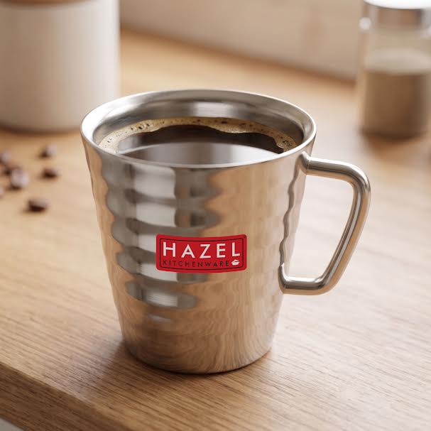 Stainless Steel Classic Coffee Cup, 300 ML