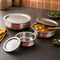 Copper Bottom Urli With Lid - Set of 3 (800ML, 1200ML, 1600ML)
