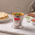 Stainless Steel Serving Bucket for Dal & Curry, 800 ML