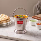 Stainless Steel Serving Bucket for Dal & Curry, 800 ML