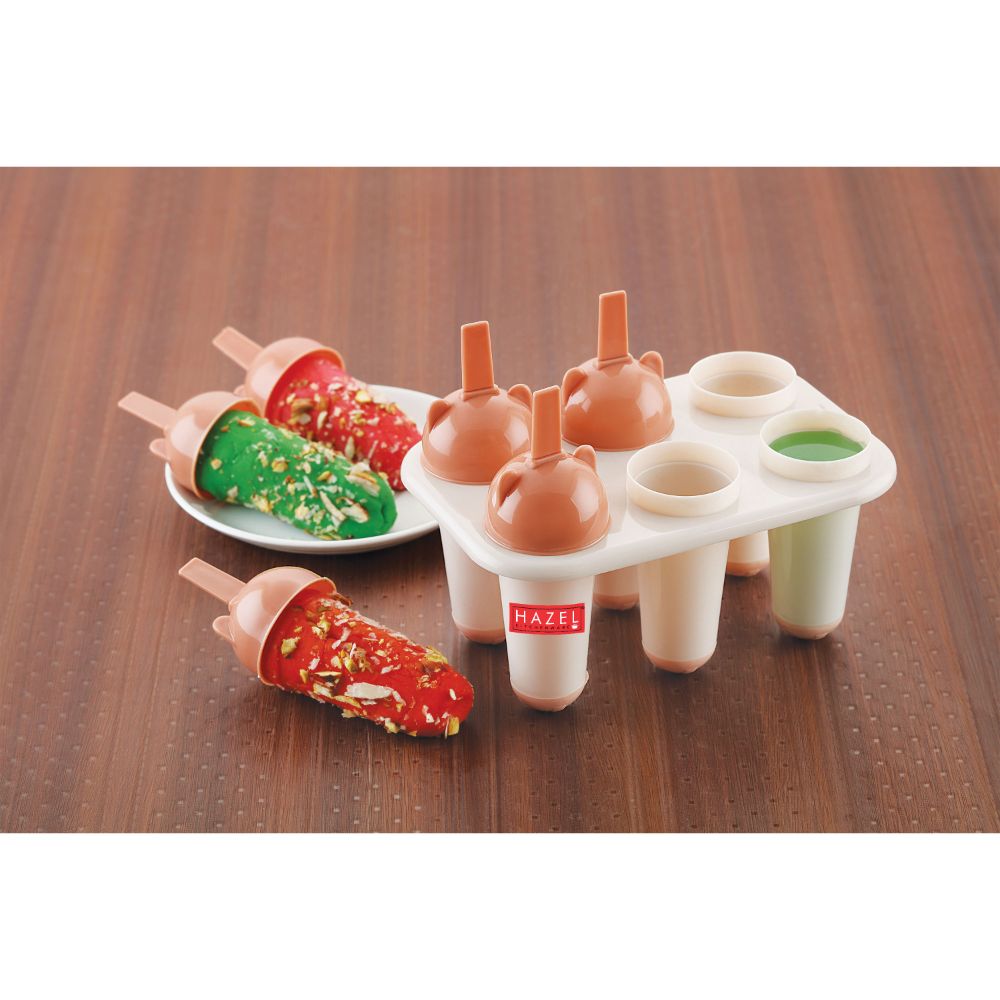 Reusable Plastic Kulfi Mould Set – 6 Pieces