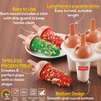 Reusable Plastic Kulfi Mould Set – 6 Pieces