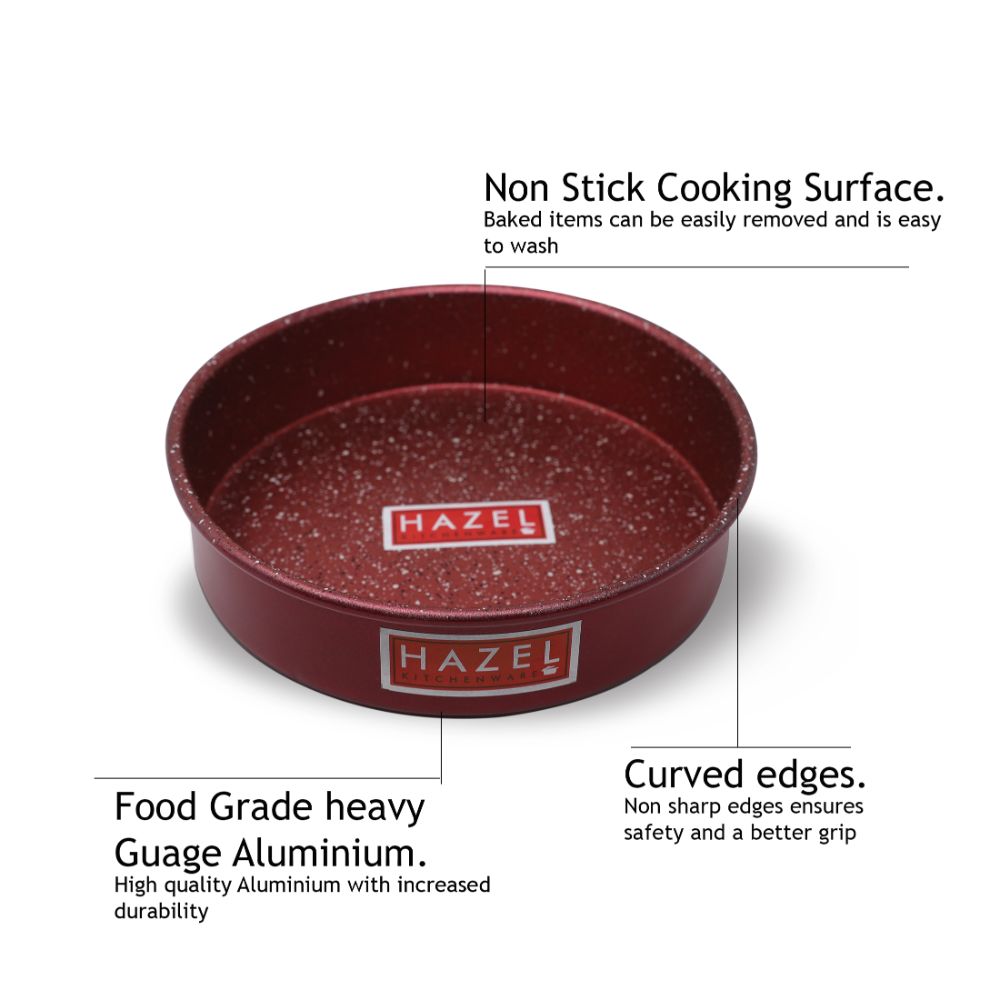 Aluminium Round Cake Tin, Non-Stick, Durable Baking Mould
